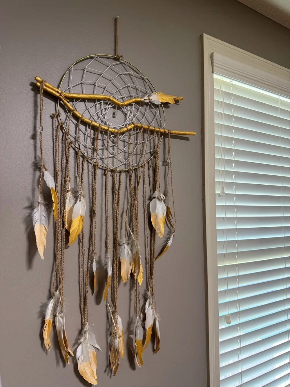 Altar’d State Dreamcatchers Gold and White Wall Decor (2)